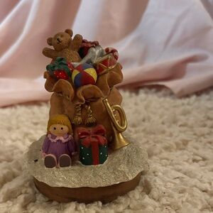 Holiday Gift Sack Figurine with Toys